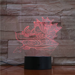 Anime Sasuke Led Night Light Naruto Face Color Changing Bedroom Decor Light Kids Birthday Present Manga Table Night Lamp Naruto