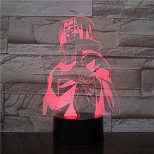 Load image into Gallery viewer, 3D Lamp NARUTO Gaara Figure Kids Night Light LED Anime Japanese Manga Battery Lamp Room Decor Baby Sleep Nightlight Gift Child