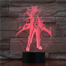 Load image into Gallery viewer, 3D Lamp NARUTO Gaara Figure Kids Night Light LED Anime Japanese Manga Battery Lamp Room Decor Baby Sleep Nightlight Gift Child