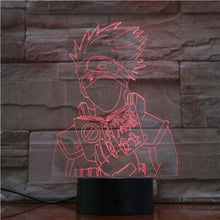 Load image into Gallery viewer, 3D Lamp NARUTO Gaara Figure Kids Night Light LED Anime Japanese Manga Battery Lamp Room Decor Baby Sleep Nightlight Gift Child