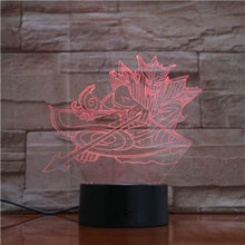 Load image into Gallery viewer, 3D Lamp NARUTO Gaara Figure Kids Night Light LED Anime Japanese Manga Battery Lamp Room Decor Baby Sleep Nightlight Gift Child