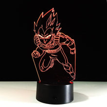 Load image into Gallery viewer, 3D Lamp Dragon Ball Z Goku Figure Kids Led Night Light Child Creative Gift Dropshipping 2019 Acrylic Laser Vegeta Table Lamp Bed