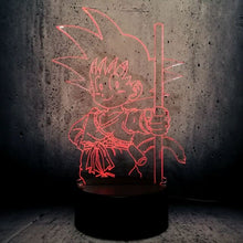 Load image into Gallery viewer, 3D Lamp Dragon Ball Z Goku Figure Kids Led Night Light Child Creative Gift Dropshipping 2019 Acrylic Laser Vegeta Table Lamp Bed