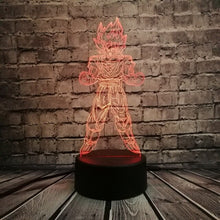 Load image into Gallery viewer, 3D Lamp Dragon Ball Z Goku Figure Kids Led Night Light Child Creative Gift Dropshipping 2019 Acrylic Laser Vegeta Table Lamp Bed