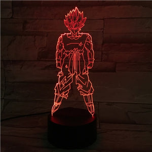 3D Lamp Dragon Ball Z Goku Figure Kids Led Night Light Child Creative Gift Dropshipping 2019 Acrylic Laser Vegeta Table Lamp Bed