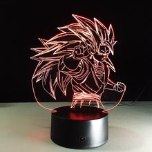 Load image into Gallery viewer, 3D Lamp Dragon Ball Z Goku Figure Kids Led Night Light Child Creative Gift Dropshipping 2019 Acrylic Laser Vegeta Table Lamp Bed