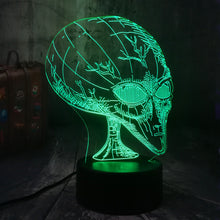 Load image into Gallery viewer, 2019 Novelty Movie Cosmic Space Alien ET 3D RGB LED Night Light USB Table Lamp Home Decor Child Kid Toy Halloween Christmas Gift