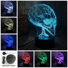 Load image into Gallery viewer, 2019 Novelty Movie Cosmic Space Alien ET 3D RGB LED Night Light USB Table Lamp Home Decor Child Kid Toy Halloween Christmas Gift