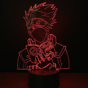 Japan Anime Naruto Uchiha Itachi Action Figure 3d Led Night Light Room Decor Lamp Friend Festival Gift Table Night Lamp Manga