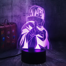 Load image into Gallery viewer, Naruto Legends Uchiha Sasuke Uzumaki Naruto 3D LED Night Light USB Table Sleep Lamp Room Decor Child Boy Kid Toy Christmas Gift